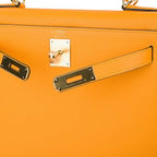 Kelly Sellier 28 Bag Jaune D’Or Epsom Leather Gold Hardware