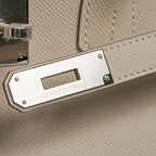 Birkin 35 Bag Craie Epsom Palladium Hardware