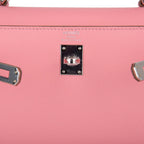 Kelly 25 Sellier Bag Pink Rose Confetti Palladium Hardware Epsom Leather