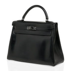 Kelly 32 So Black Bag Box Leather Limited Edition