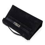 Kelly Pochette Black Doblis Suede Palladium