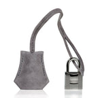 Birkin 25 Bag Gris Fume Doblis Suede with Palladium Hardware