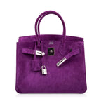 Birkin 30 Bag Rare Doblis Violet Palladium Hardware