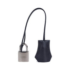 Verso Kelly Sellier 25 Bag Bleu de Minuit & Etrusque Veau Madame Leather with Palladium Hardware