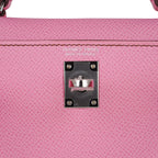 Mini Kelly 20 Sellier Bag in 5P Pink Bubblegum Epsom Leather with Palladium Hardware