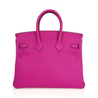 Verso Birkin 25 Bag Magnolia Capucine Togo Leather with Palladium Hardware