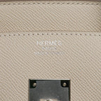 Birkin 35 Bag Craie Epsom Palladium Hardware