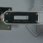 Birkin 35 Bag Blue Bleu Pale Togo Palladium Hardware