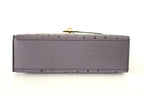 Kelly Pochette Clutch Bag Ostrich Gris Agate Gold Hardware