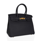 Birkin 30 Bag Black Togo Leather with Gold Hardware