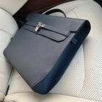 Kelly Depeches 36 Document Holder In Bleu De Prusse Togo Calfskin
