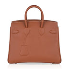 Shadow Birkin 25 Bag Gold Evercalf Limited Edition