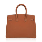 Birkin 35 Bag Gold Togo Leather with Gold Hardware