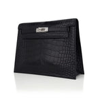 Limited Edition Kelly Danse Bag Matte Black Crocodile