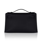 Kelly Pochette Bag Black Rose Gold Hardware Clutch