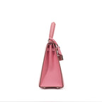 Kelly Rose Confetti Epsom Sellier Palladium Hardware
