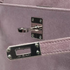 Kelly Pochette Lilac Doblis Suede Palladium
