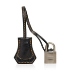 Birkin 35 Ghillies Denim Fonce Toile / Black Evercalf Bag Limited Edition