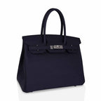 Birkin 30 Bag Indigo Epsom Palladium Hardware New w/ Box