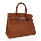 Birkin 30 Bag Barenia Faubourg Palladium Hardware