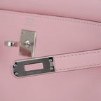 Kelly 25 Bag Rose Sakura Swift Leather with Palladium Hardware
