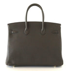 Birkin 35 Bag Vert Bronze Gold Hardware Veau Trekking Leather Very Rare