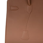 Shadow Birkin 35 Bag Limited Edition Gold Evercalf Leather New