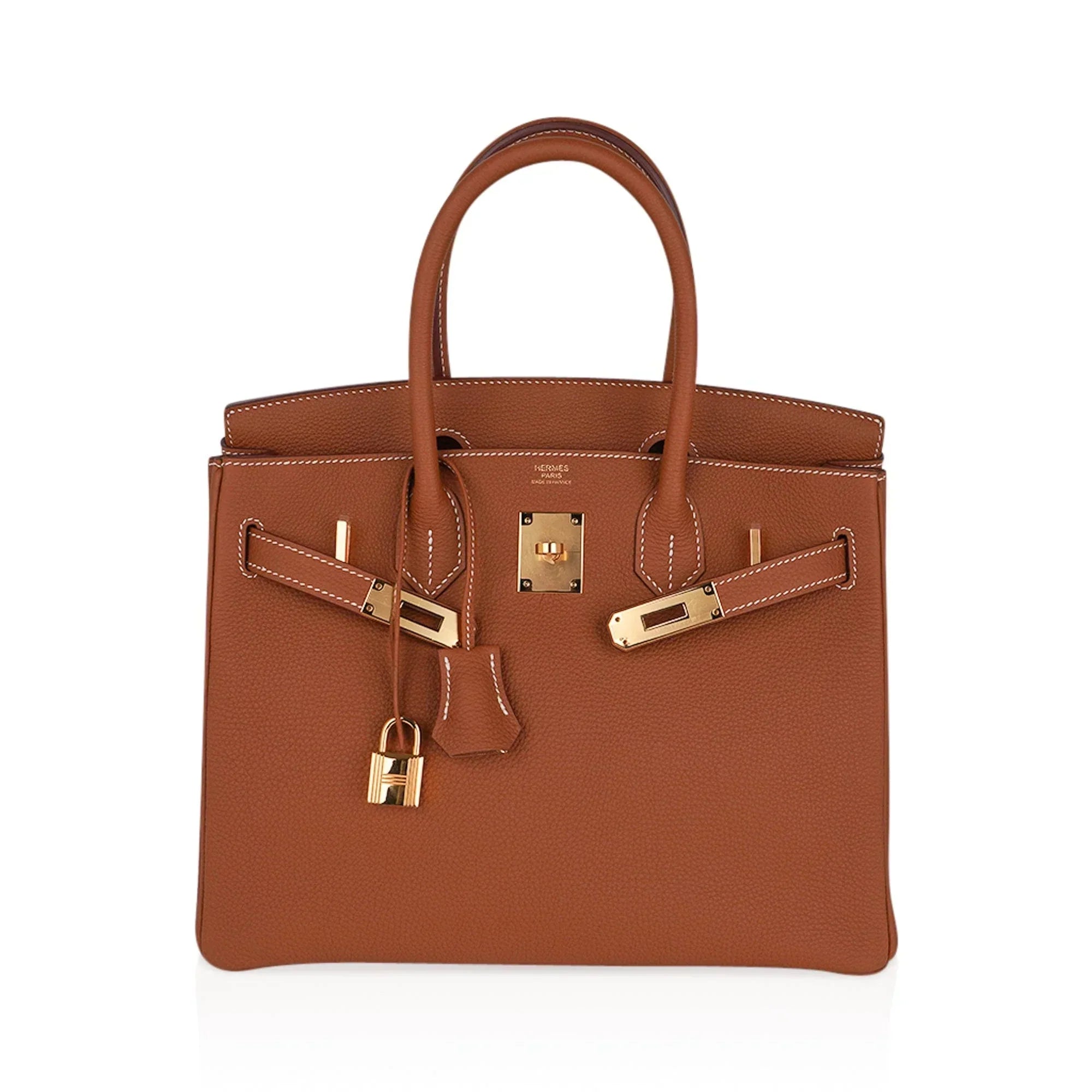 Birkin 30 Bag Gold Togo Leather Gold Hardware