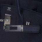 Birkin 30 Bag Indigo Epsom Palladium Hardware New w/ Box