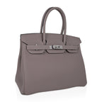 Birkin 30 Bag Gris Asphalte Togo Leather with Palladium Hardware