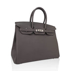 Birkin 35 Bag Etain Togo Leather with Palladium Hardware