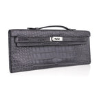 Kelly Cut Bag Gris Paris Grey Matte Alligator Palladium VERY rare
