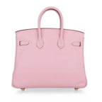 Birkin 25 Bag Rose Sakura Swift Gold Hardware Rare