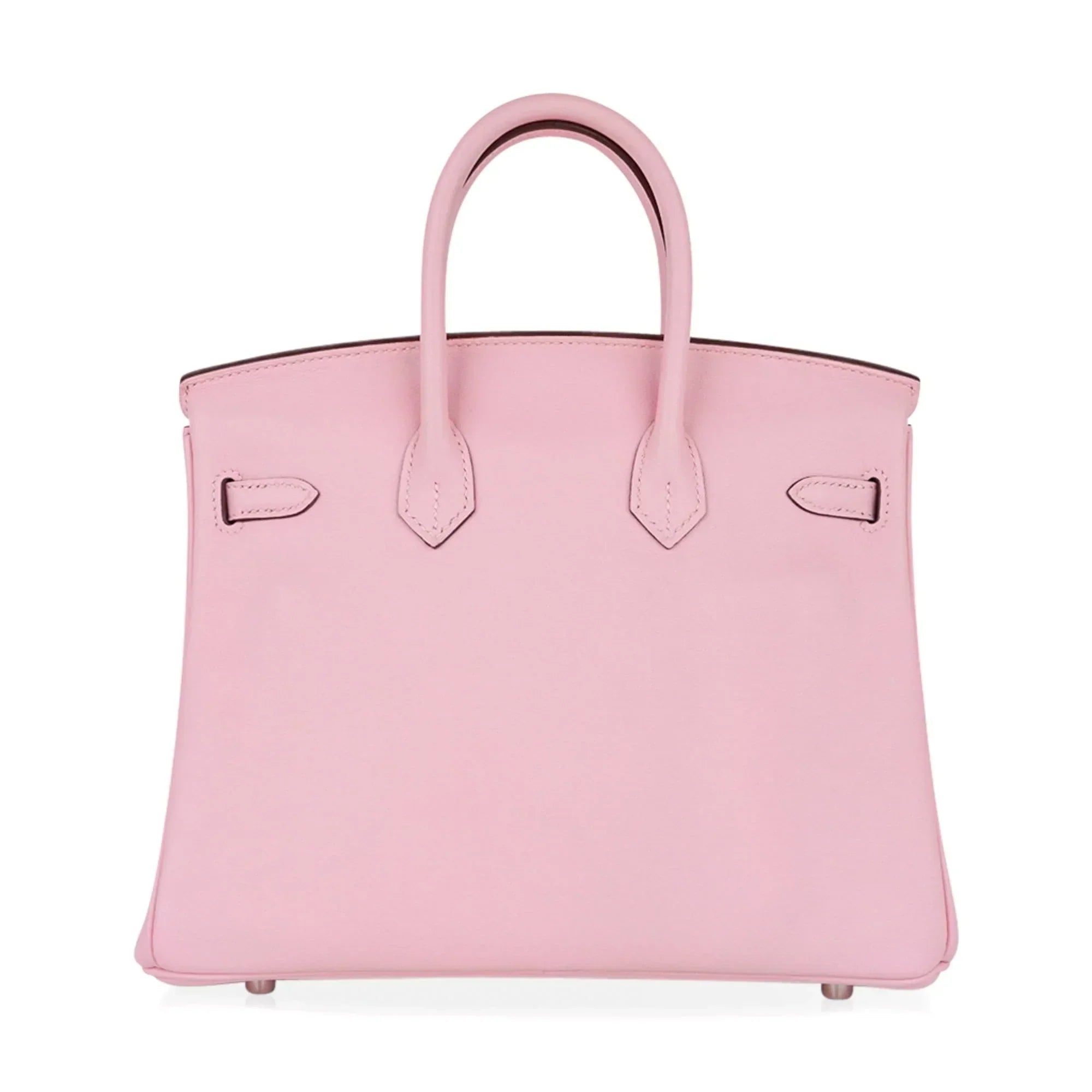 Birkin 25 Bag Rose Sakura Palladium Hardware Rare