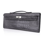 Kelly Cut Bag Gris Paris Grey Matte Alligator Palladium VERY rare