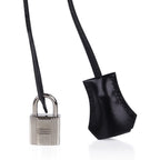 Birkin 35 Bag Black Box Palladium Guilloche Hardware