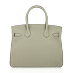 Birkin 30 Bag Sage (Sauge) Clemence Leather Gold Hardware