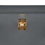 Kelly Sellier 25 Bag Vert Amande Gold Hardware Epsom Leather