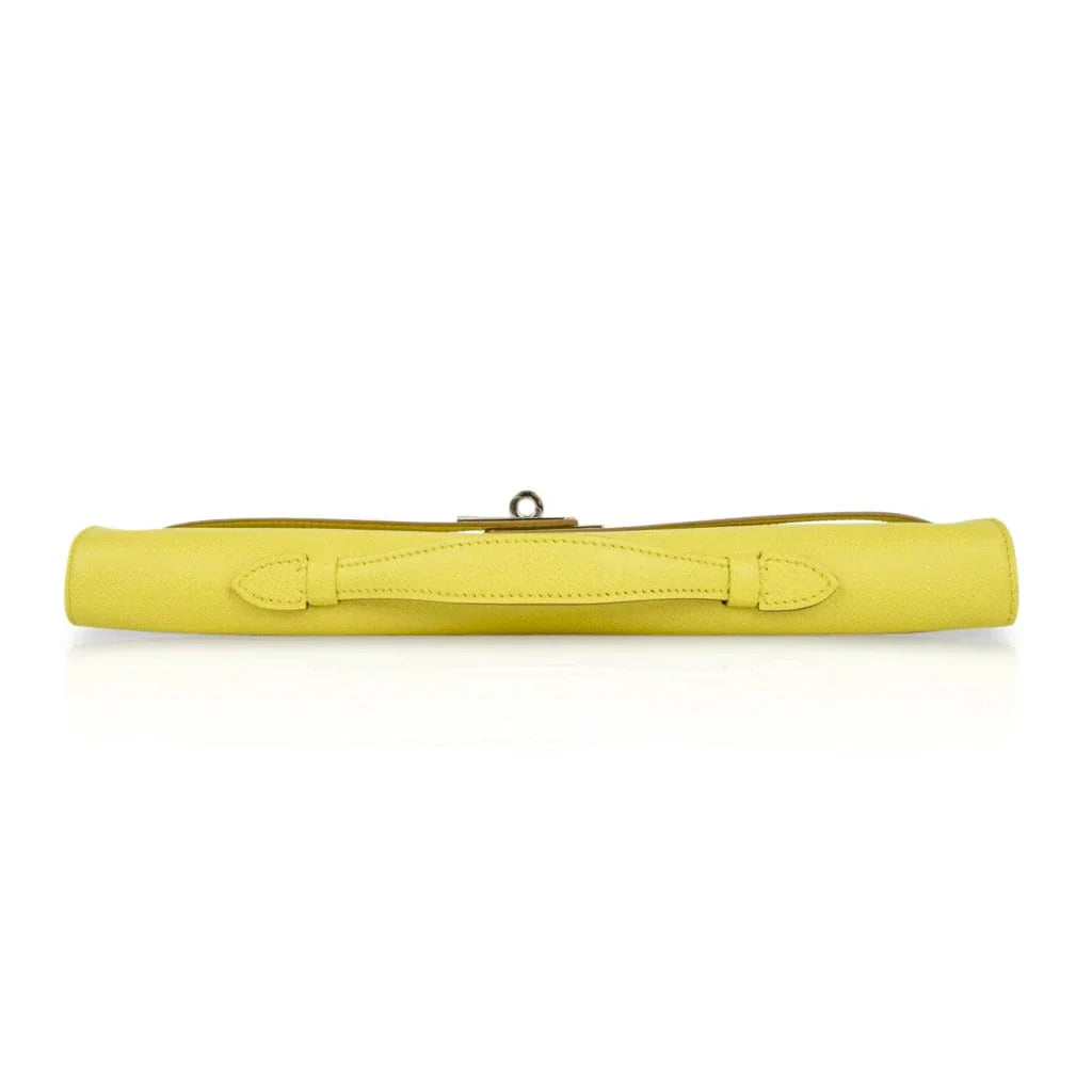 Kelly Cut Bag Clutch Souffre Rare to Find Epsom Leather