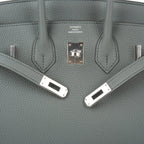 Birkin 25 Bag Vert Amande Togo Palladium Hardware