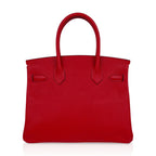 Birkin 30 Bag Rouge Casaque Epsom Leather with Palladium Hardware