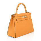 Kelly Sellier 28 Bag Jaune D’Or Epsom Leather Gold Hardware