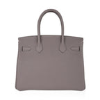 Birkin 30 Bag Gris Asphalte Togo Leather with Palladium Hardware