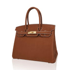 Birkin 30 Bag Barenia Faubourg Leather with Gold Hardware