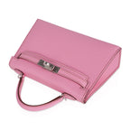 Mini Kelly 20 Sellier Bag in 5P Pink Bubblegum Epsom Leather with Palladium Hardware