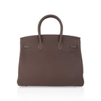 Birkin 35 Bag Chocolate Togo Gold Hardware