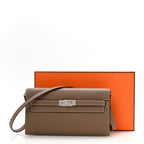 Kelly Wallet To Go Etoupe Epsom Palladium Hardware