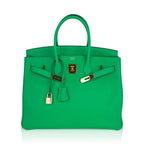Birkin 35 Bag Bamboo Togo Leather with Gold Hardware