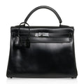 Kelly 32 So Black Bag Box Leather Limited Edition