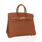 Birkin 25 Bag Gold Togo Leather with Gold Hardware